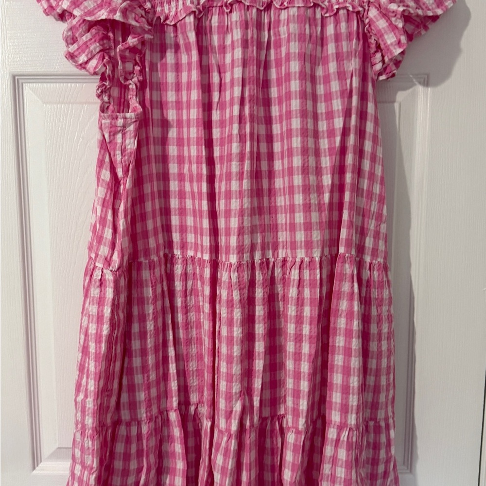 Pink Gingham Dress